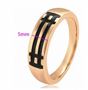 Кольцо позолоченое с ювелирной эмалью - Фото 1