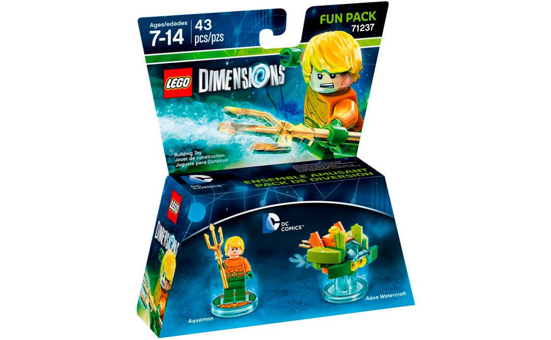 Конструктор Лего LEGO Dimensions Фан-пак: Аквамен 71237, фото №1 Конструктор Лего LEGO Dimensions Фан-пак: Аквамен 71237, фото №1