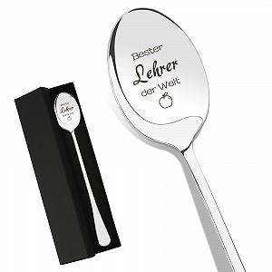 Ложка для кави Подарунок вчителю на прощання "Дякую, вчителю", різдвяний подарунок - Фото 1