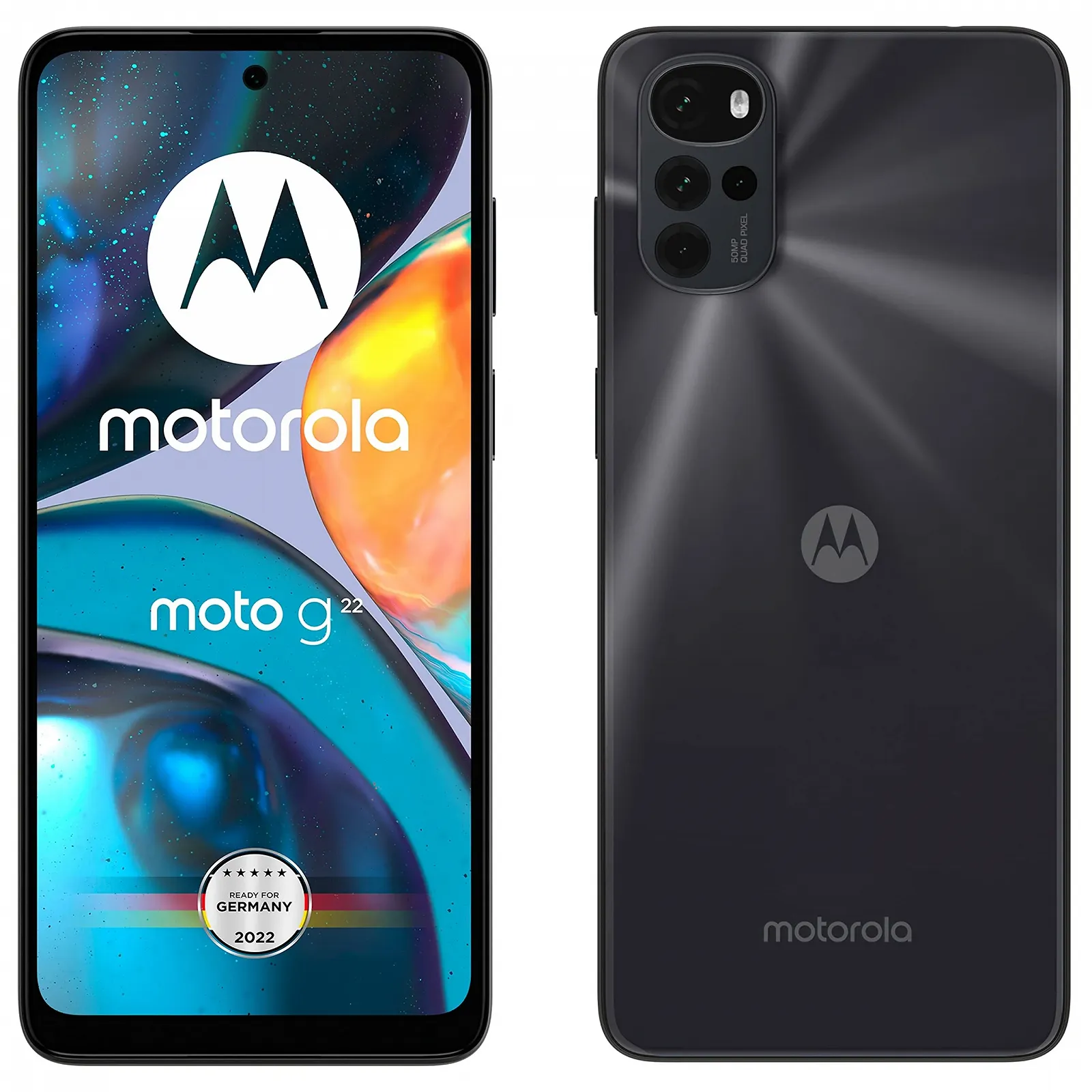Смартфон Motorola Moto G22 4 ГБ RAM 64 ГБ Dual SIM Cosmic Black, фото №1