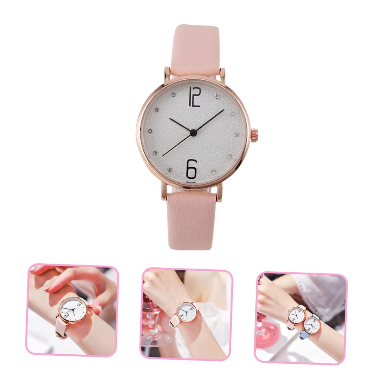 Часы наручные OATIPHO Женские Розовый, фото №5 Часы наручные OATIPHO Женские Розовый, фото №5