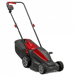 Газонокосилка электрическая CASTELGARDEN XE 36 / 1200W / до 300 м² / 34 см ширина резки / 35 л коллектор / Черный-красный - Фото 1