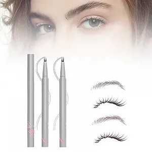 Подводка для нижних ресниц с двойным кончиком Grey Black + Grey Brown - Фото 1