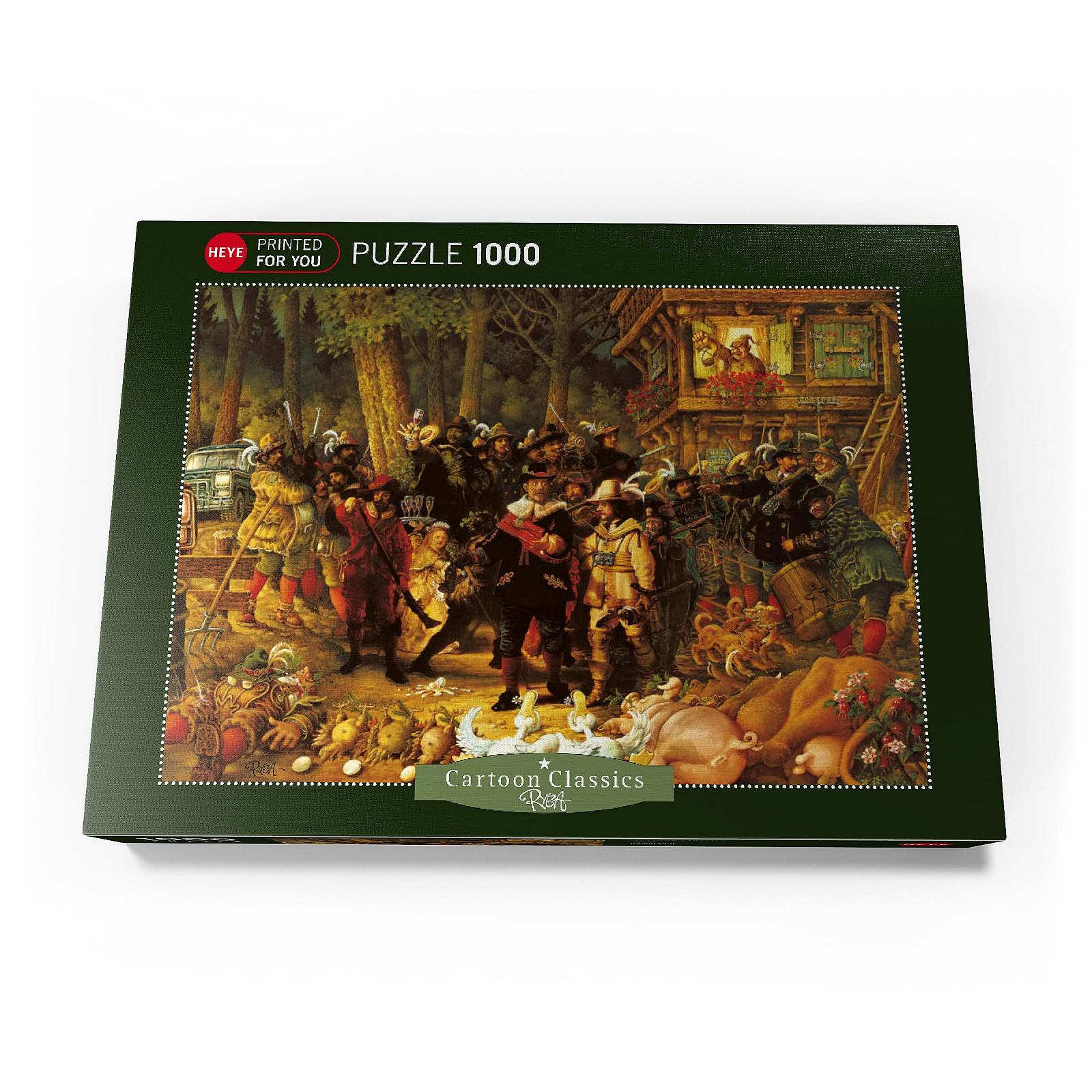 Пазл Heye Puzzle MyPuzzle Special Collection Cartoon Classics Рембрандт - Michael Ryba 1000 элементов, фото №4
