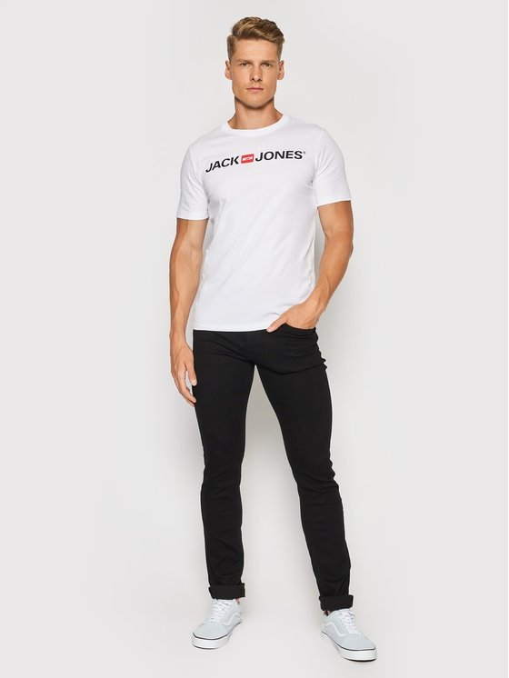 Футболка Jack&Jones LOGO TEE SS CREW NECK 3PK MP 12191330 Белый M, фото №4