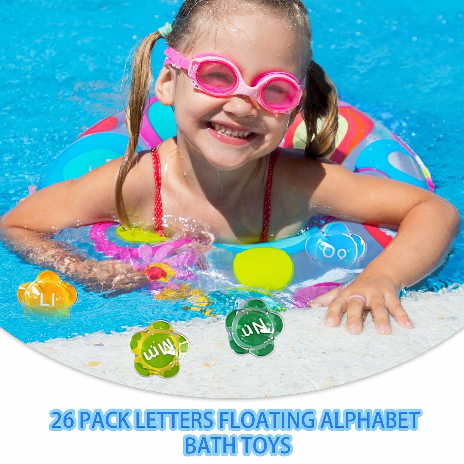 Іграшка для ванни Алфавіт 26 літер для басейну та задоволення від купання малюків, фото №2