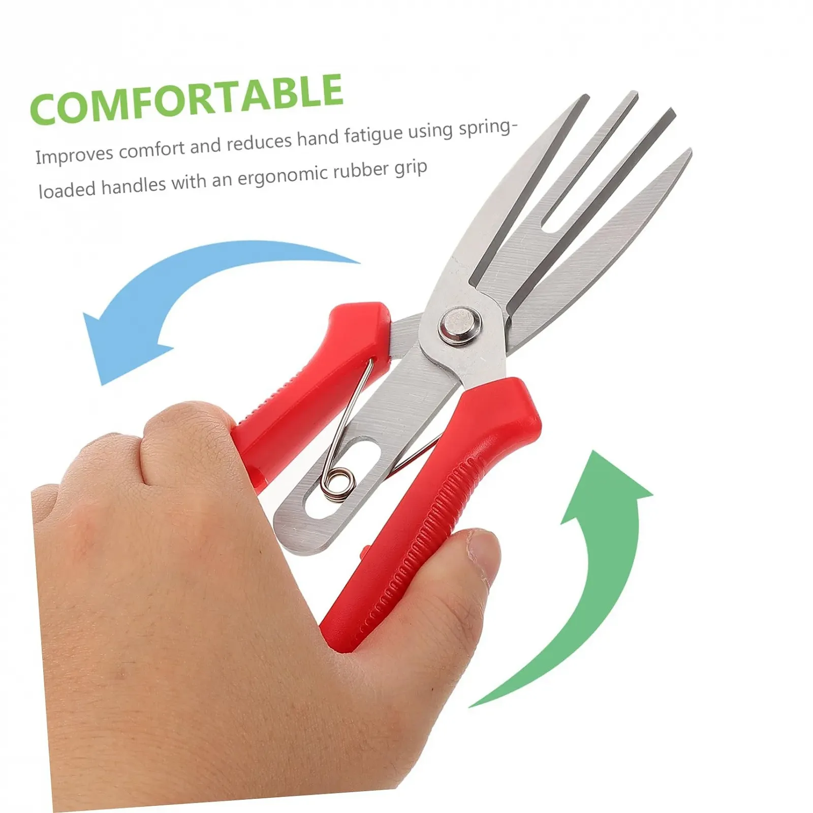 Ножиці для проріджування плодів та квітів Happyyami Червоний, фото №4