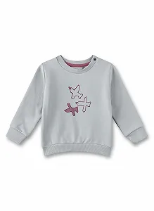 Світшот Sanetta для дівчинки, бежевий - Фото 1