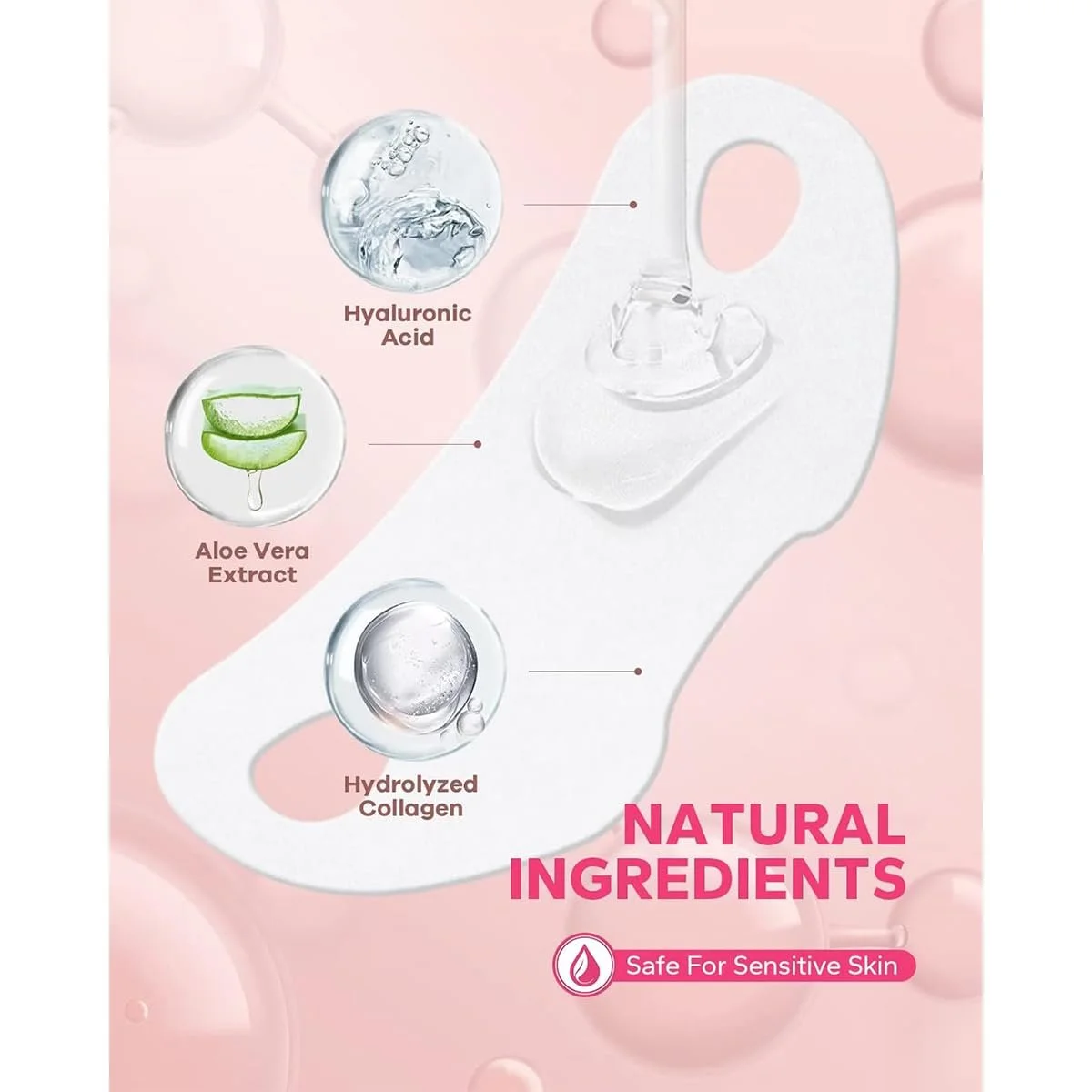 Маска для лица V-line Hyaluronic, 5 шт, фото №2