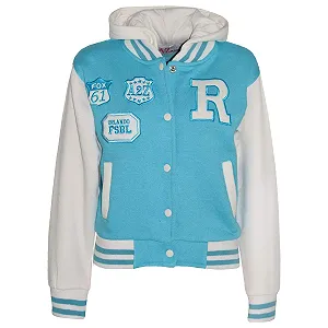 Куртка бейсбольна A2Z Aqua Дизайнерська R Модна з капюшоном для дітей, для дівчат та хлопців, різнокольорова, вік 2-13 років - Фото 1