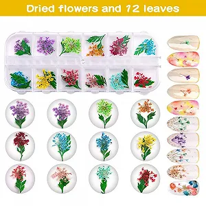 Набір для декору нігтів Dried Flowers 2 Boxes 36 Pieces 3D Resin з вигнутим пінцетом ціна на synthetic.ua - Фото 1 Набір для декору нігтів Dried Flowers 2 Boxes 36 Pieces 3D Resin з вигнутим пінцетом synthetic.ua - Фото 1