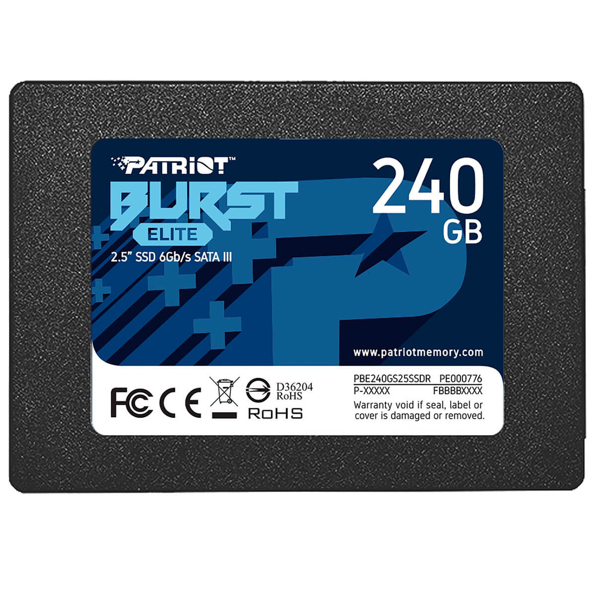 SSD накопичувач Patriot Burst Elite 240GB (PBE240GS25SSDR), фото №1