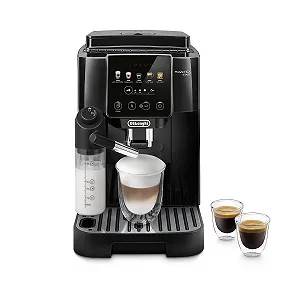 Купити Кавомашина автоматична De'Longhi Magnifica Start ECAM220.91.B з системою LatteCrema для автоматичного капучино, 5 кнопок прямого набору, панель управління Soft Touch, функція x2, чорна - Фото 1 Кавомашина автоматична De'Longhi Magnifica Start ECAM220.91.B з системою LatteCrema для автоматичного капучино, 5 кнопок прямого набору, панель управління Soft Touch, функція x2, чорна - Фото 1