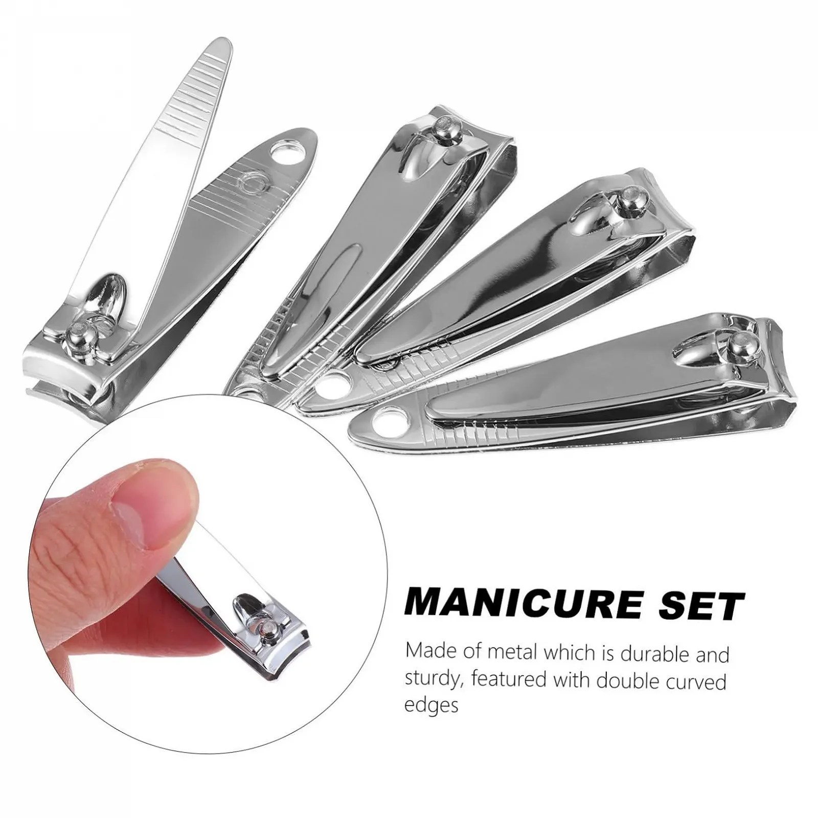 Набор кусачек для ногтей CALLARON 20 шт. Серебристый металл, фото №5 Набор кусачек для ногтей CALLARON 20 шт. Серебристый металл, фото №5