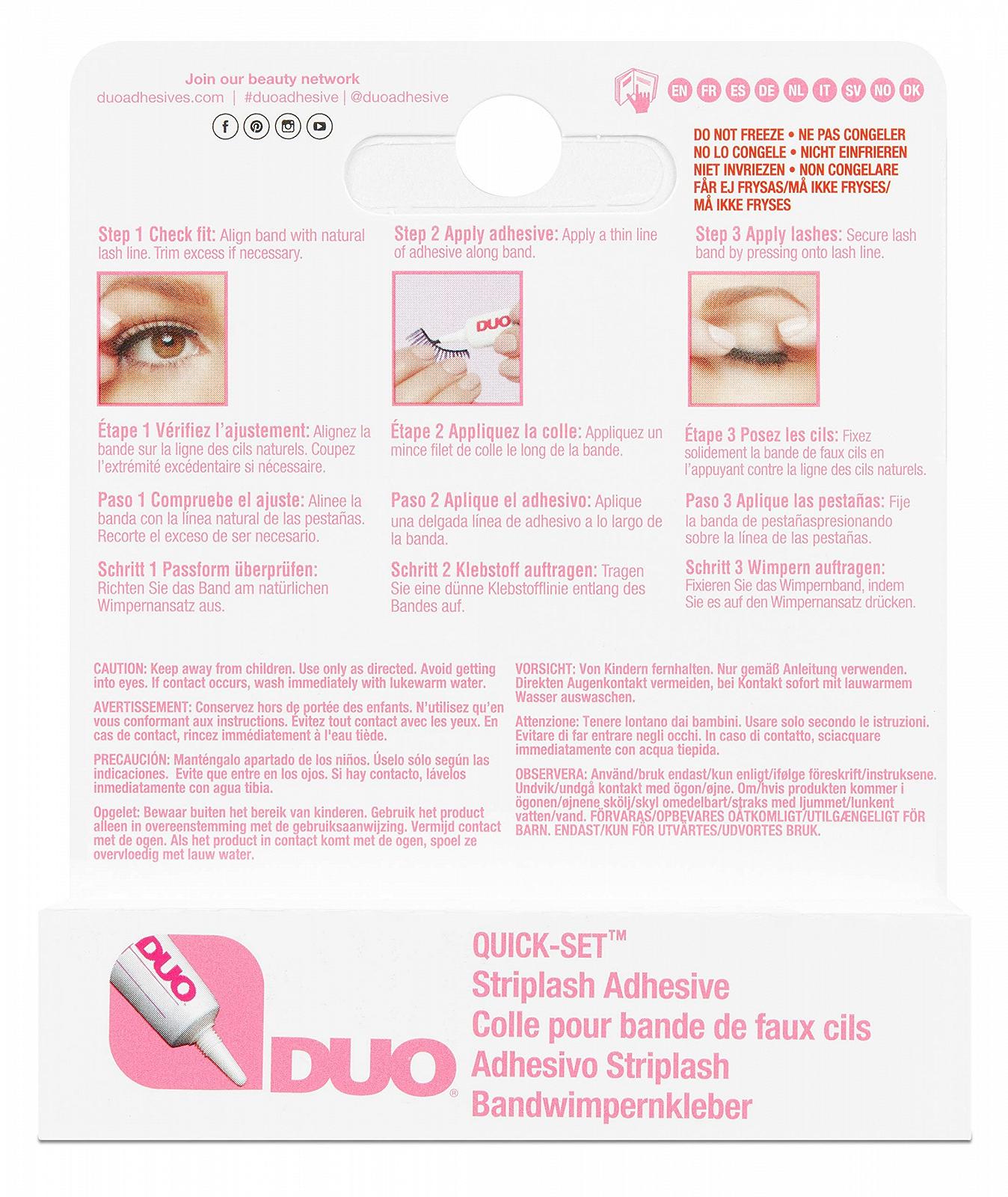 Клей для накладних вій Ardell Duo Quickset Adhesive чорний 14 г, фото №4