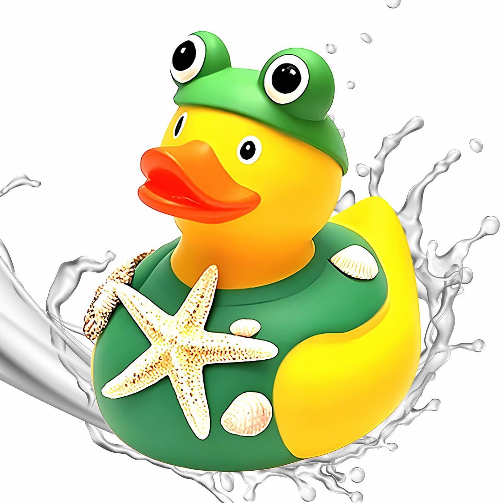 Игрушка для ванны Утка Силиконовая Мягкая, фото №1