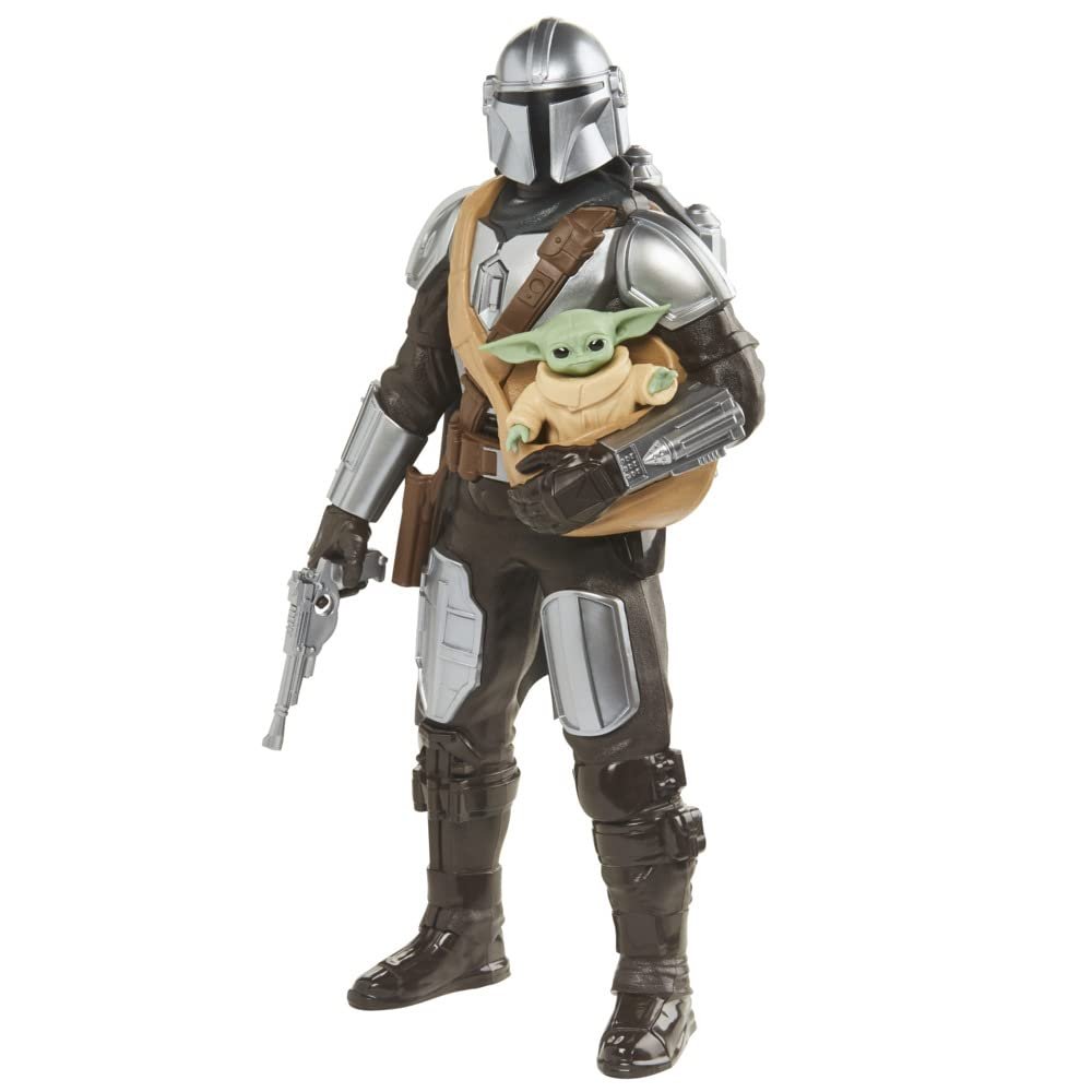 Фігурки Star Wars The Mandalorian & Grogu Galactic Action, інтерактивні, електронні, масштаб 30 см, фото №1
