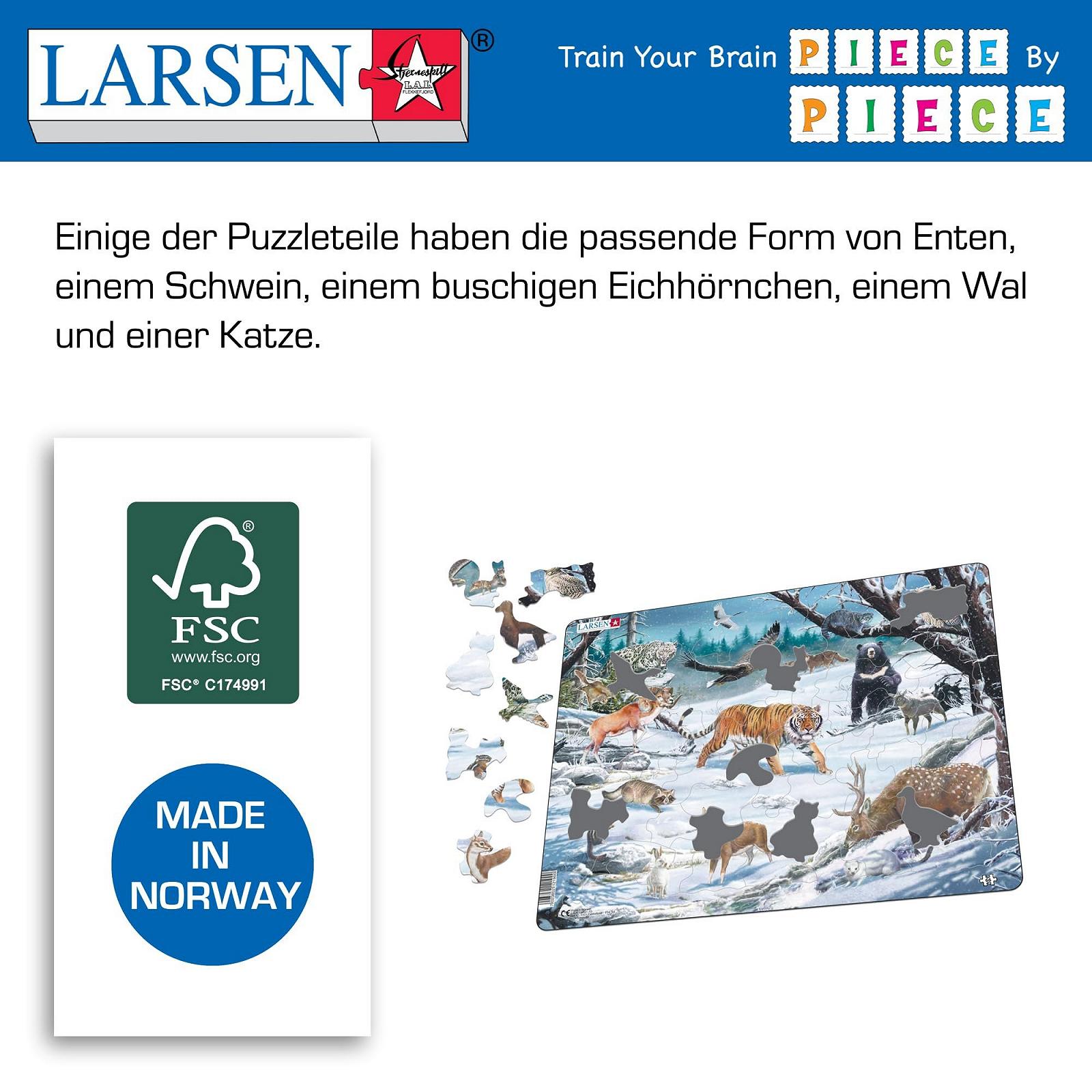Пазл Larsen FH34 Дика природа Сибіру та Північно-Східної Азії, фото №5 Пазл Larsen FH34 Дика природа Сибіру та Північно-Східної Азії, фото №5