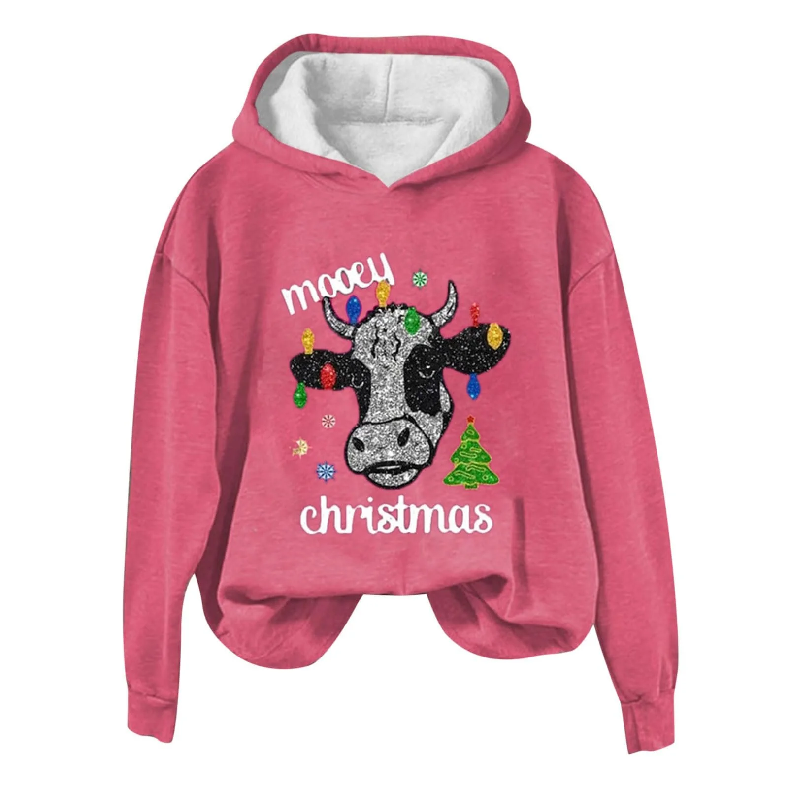 Рождественская Худи Женская С Рождественским Принтом, фото №1