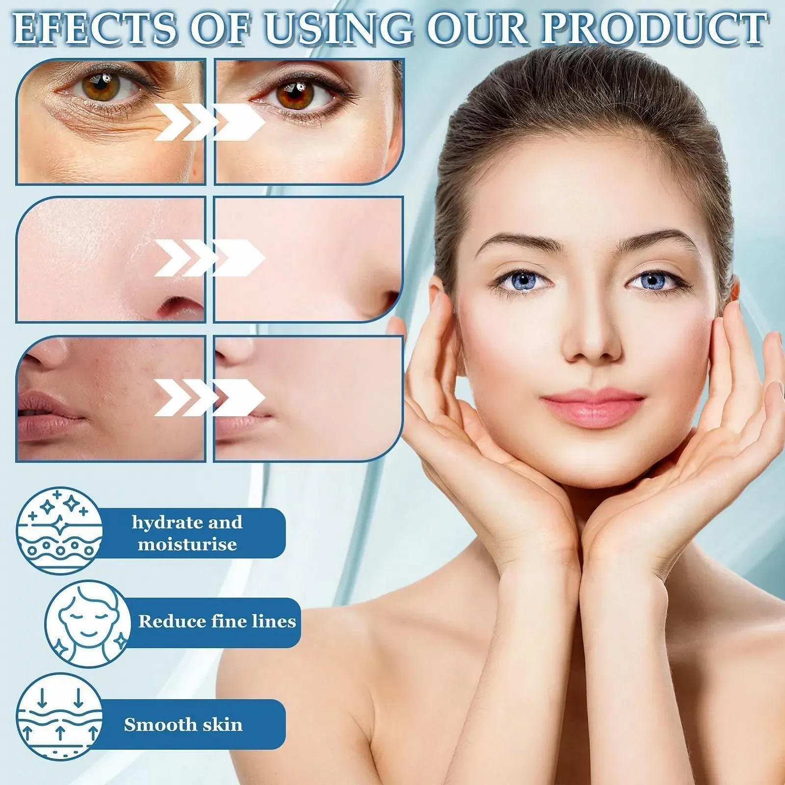 Маска Коллагеновая Органическая, набор из 4 штук, для глубокого увлажнения, для всех типов кожи, фото №7