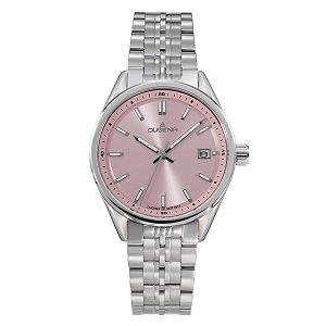 Женские наручные часы Dugena Pretty Кварцевые из нержавеющей стали Сапфировое стекло Дата Водонепроницаемые 10 Bar - Фото 1
