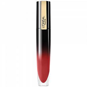 Блеск для губ L'Oréal Briljant Signature - 321 Be Fiery synthetic.ua - Фото 1