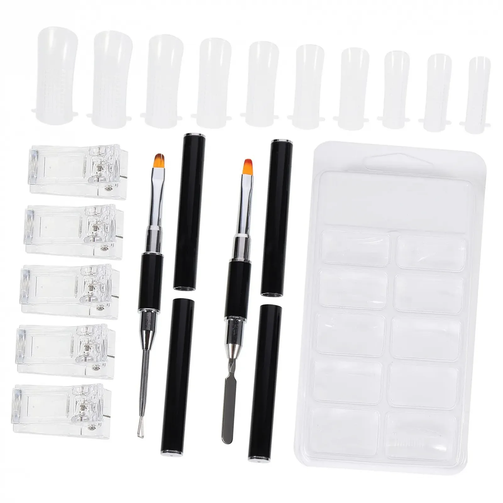 Набор для маникюра VALICLUD Аксессуары для маникюра с клипсами и шпильками для наращивания ногтей для домашнего салона, фото №1