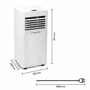 Мобільний кондиціонер TROTEC PAC 2020 E WiFi 3-в-1 2.1 кВт Осушувач та вентилятор WLAN Енергоефективний Компактний synthetic.ua - Фото 1