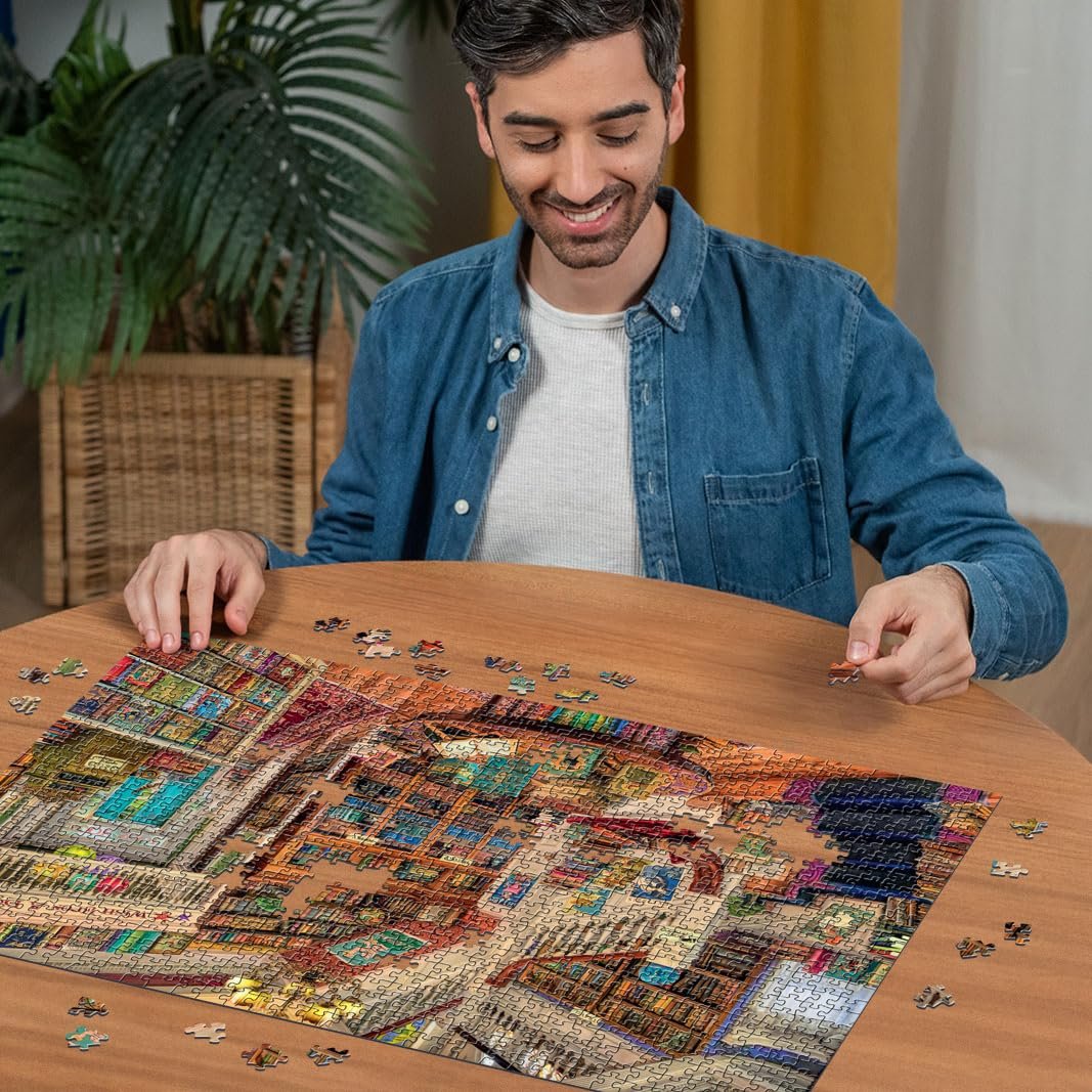 Пазл 2D Ravensburger Фантастическая книжная лавка 1000 элементов Новый дизайн, фото №3 Пазл 2D Ravensburger Фантастическая книжная лавка 1000 элементов Новый дизайн, фото №3