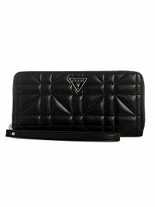 Гаманець GUESS Edita Large Zip Around Чорний - Фото 1