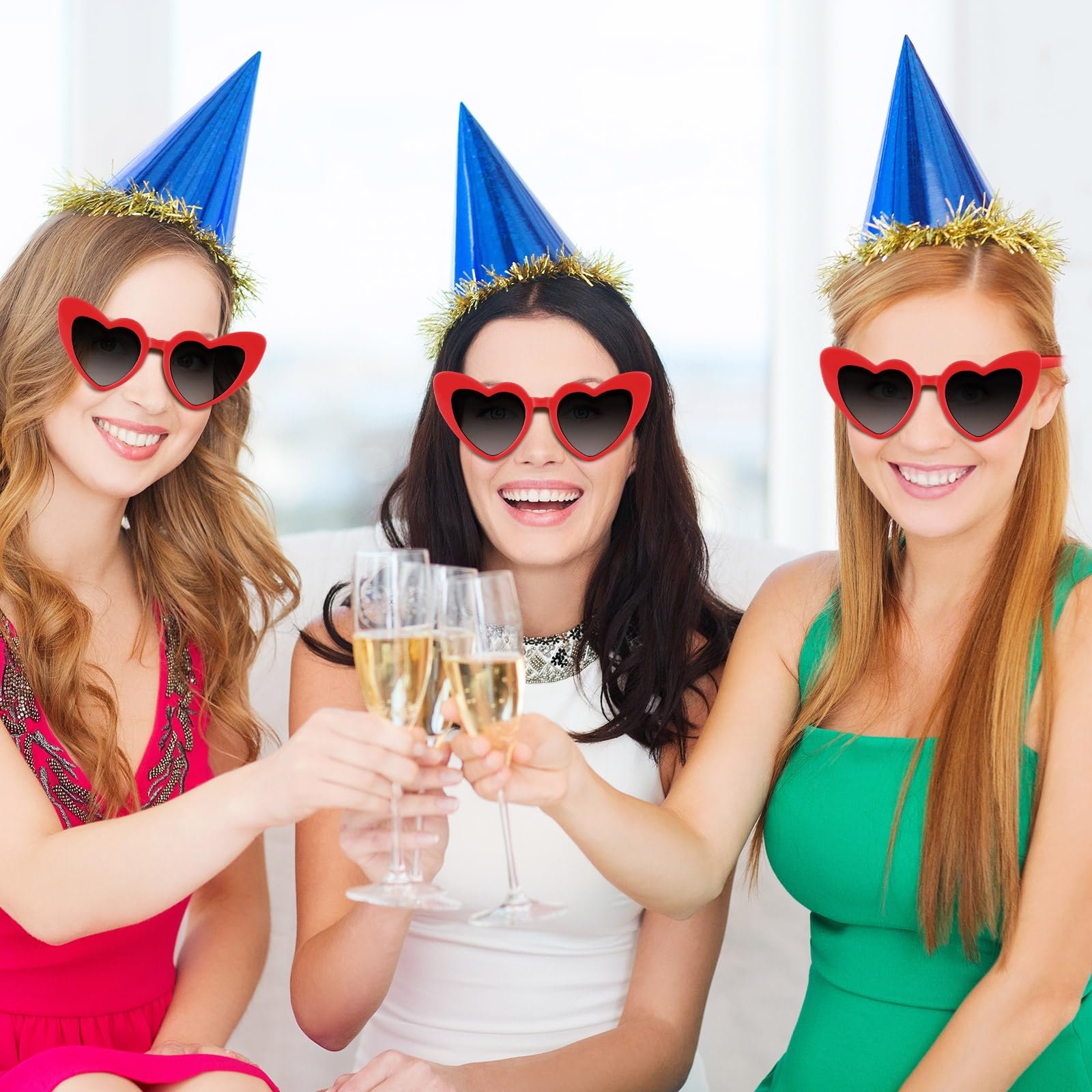 Сонцезахисні окуляри Серце BOUBONI (6/12/24 шт.), фото №6