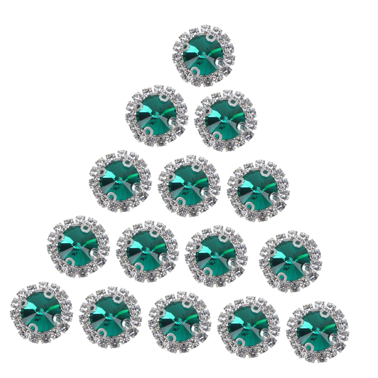 Стрази Coheali Кристалічні намистини, 40 шт, різнокольорові, фото №8