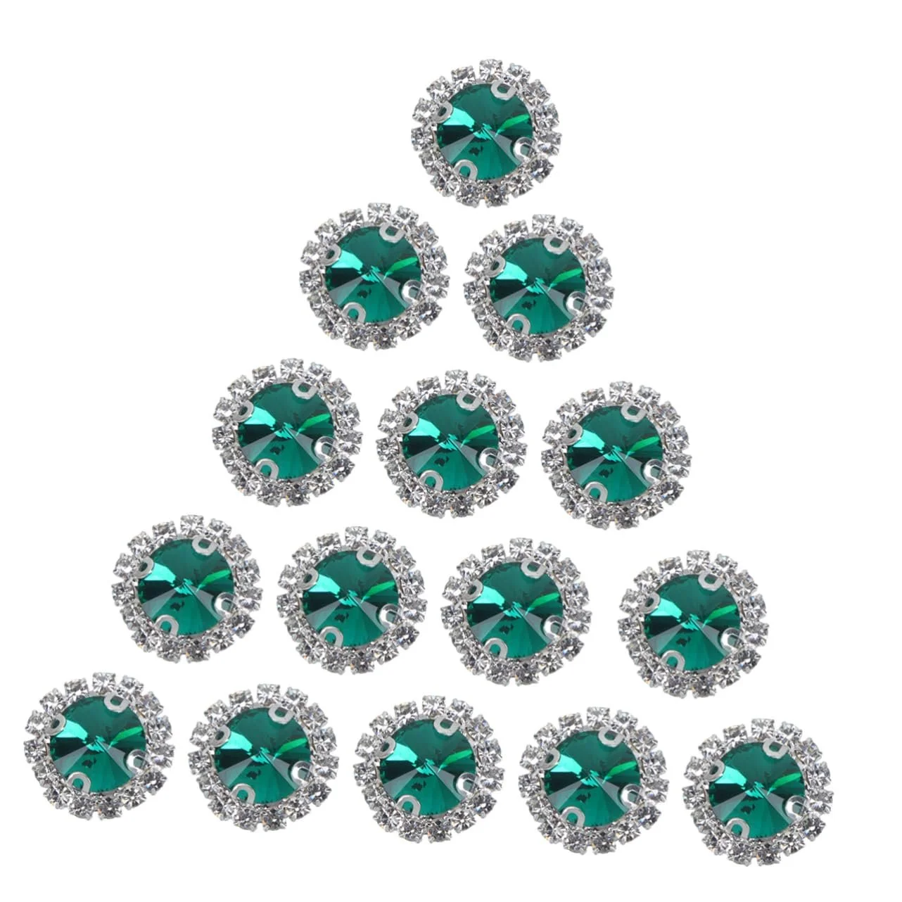 Стрази Coheali Кристалічні намистини, 40 шт, різнокольорові, фото №8