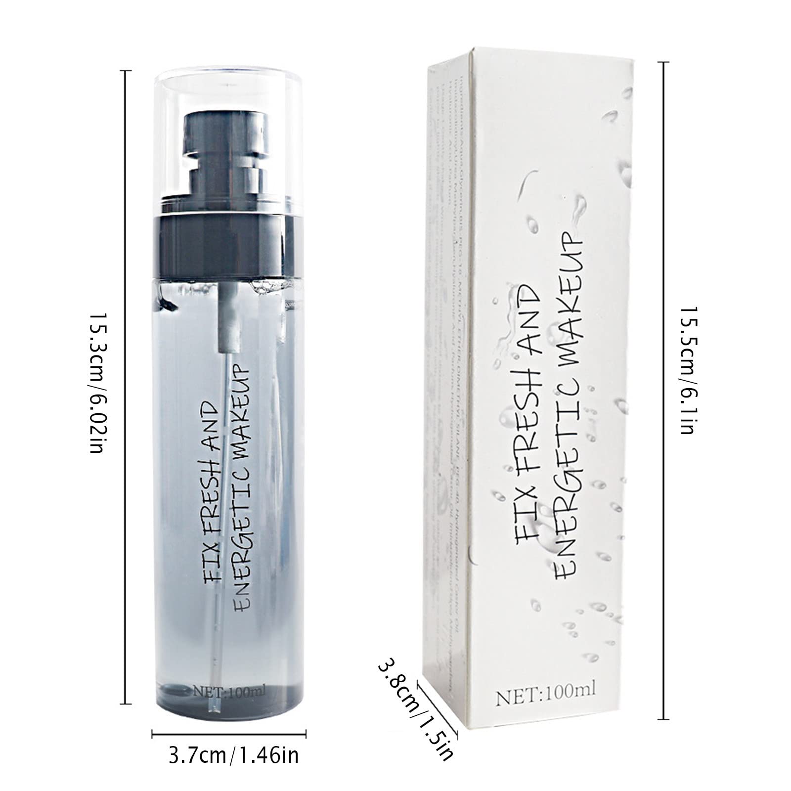 Фиксирующий спрей для матирования Mattifying Waterproof Setting Spray 100ml для жирной кожи, фото №7 Фиксирующий спрей для матирования Mattifying Waterproof Setting Spray 100ml для жирной кожи, фото №7