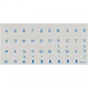 Наклейка на клавиатуру BRAIN blue STBRTRBLUE - Фото 1