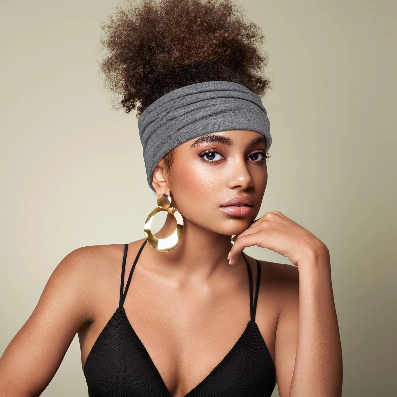 Пов'язки на голову для жінок, широкі, фото №5