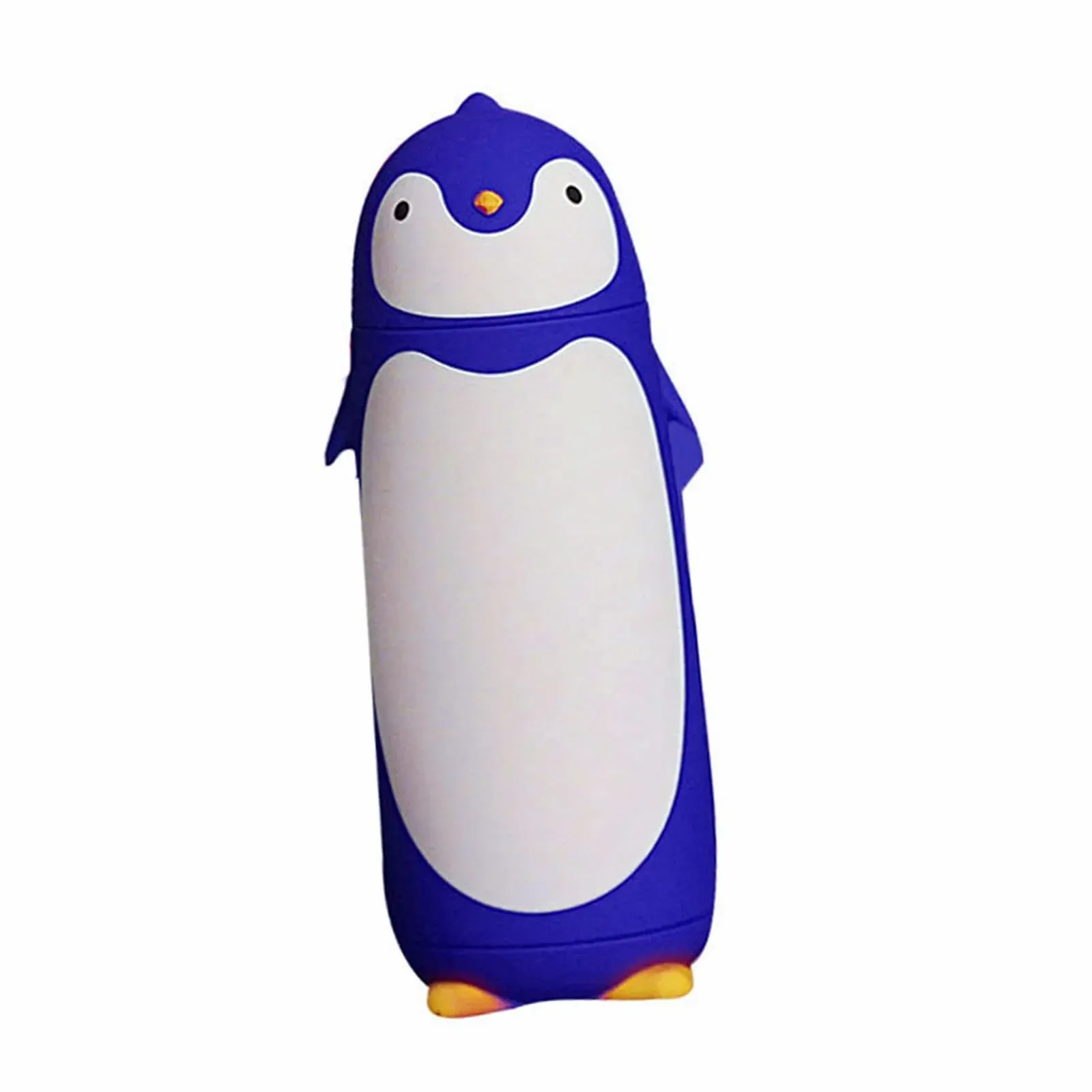 Кухоль YaFei Qidai Милий пінгвін, двошаровий, 300 мл, блакитний, фото №1