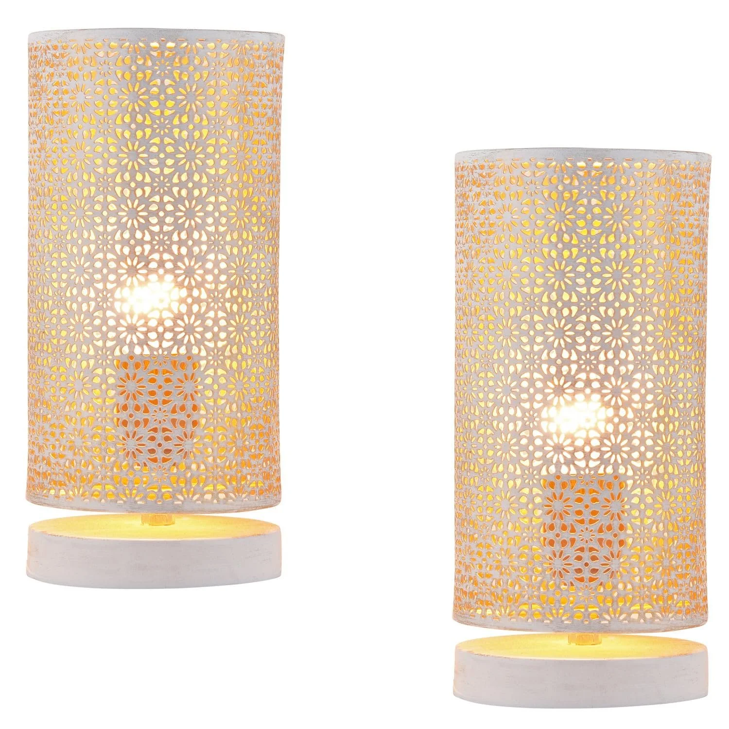 Настільна лампа Marrakech Tuza 25 см метал E27 Біла, фото №7