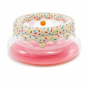 Надувной игровой центр манеж Intex Пончик 48476 127 x 61 см PK synthetic.ua - Фото 1