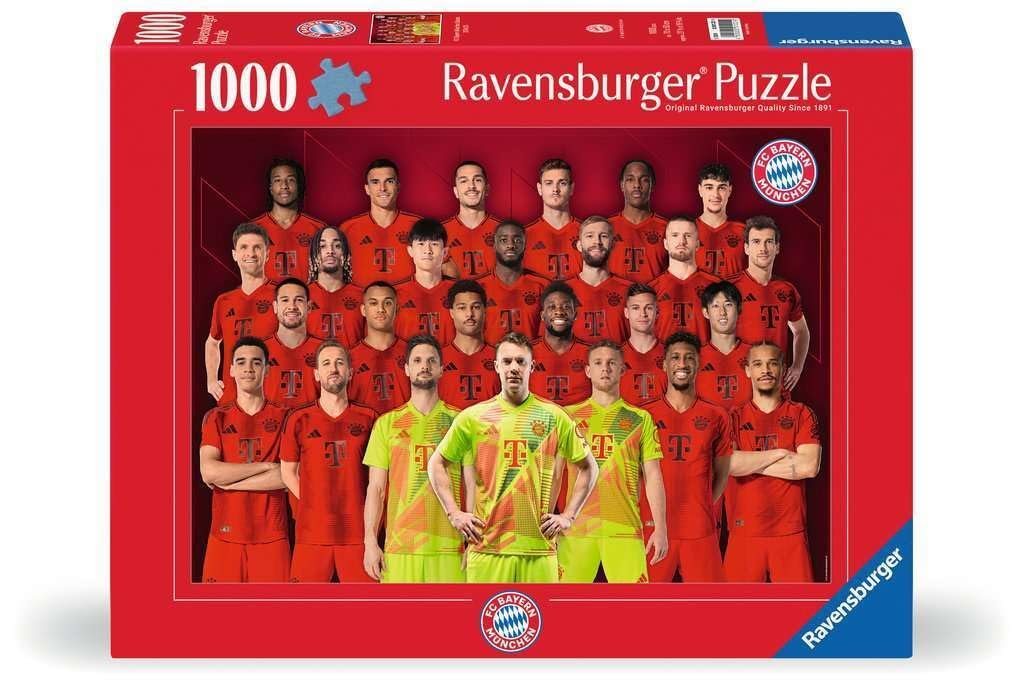 Пазл Ravensburger 12001221 FC Bayern Munich Season 2024/25 1000 деталей, фото №1