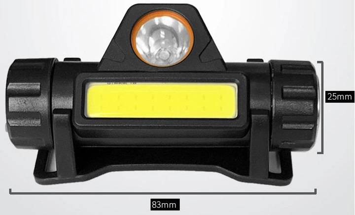 Фонарь налобный аккумуляторный Bluefield РН2 5W 2 лампи XPE COM 500 Lm Черный ФH050566, фото №2 Фонарь налобный аккумуляторный Bluefield РН2 5W 2 лампи XPE COM 500 Lm Черный ФH050566, фото №2