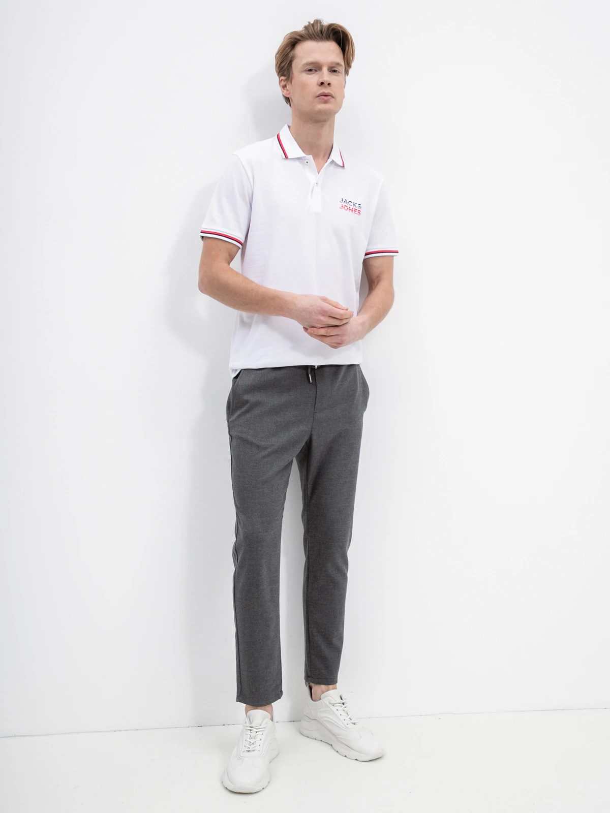 Поло Jack&Jones 12221012 Белый S, фото №5