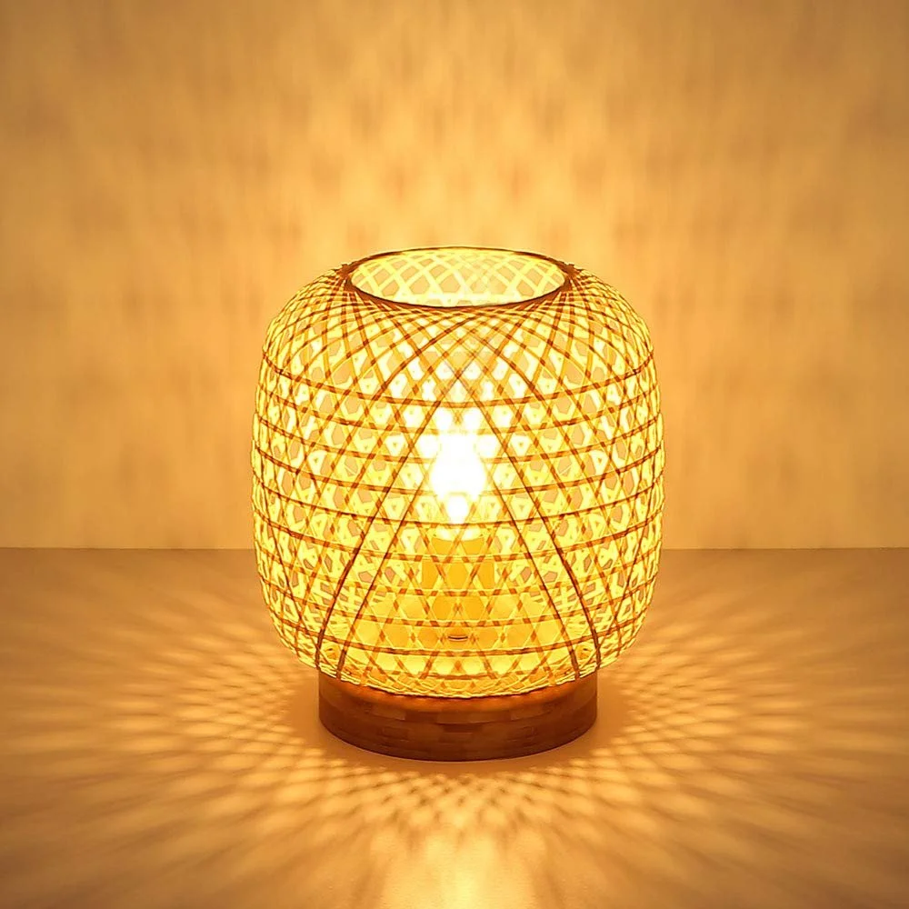 Настольная лампа Globo Bamboo 1x E27 Ø23.5 x 27 см Natural, фото №5