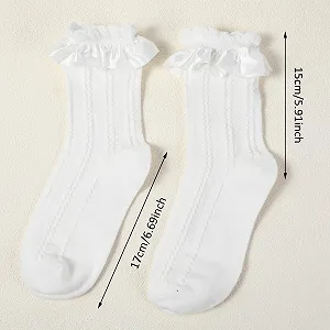Шкарпетки з рюшами Mabor Білі, 3 пари synthetic.ua - Фото 1