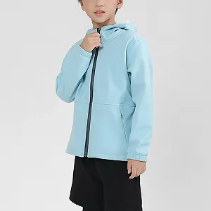 Софтшел куртка KQIVAM Детская Водонепроницаемая Ветрозащитная С капюшоном synthetic.ua - Фото 1