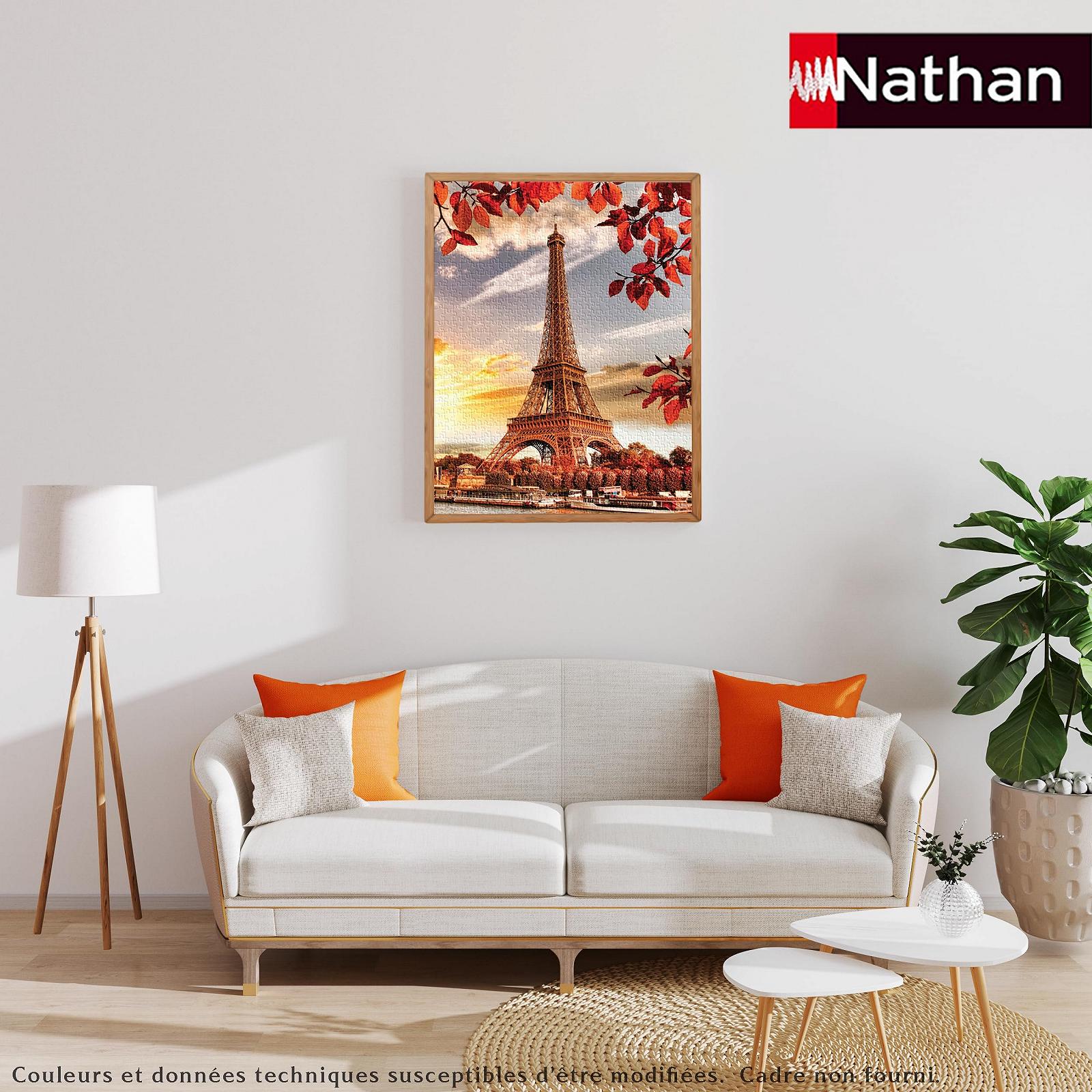 Пазл Nathan Urban Collection Eiffel Tower in Autumn 1000 деталей (12000915), фото №3