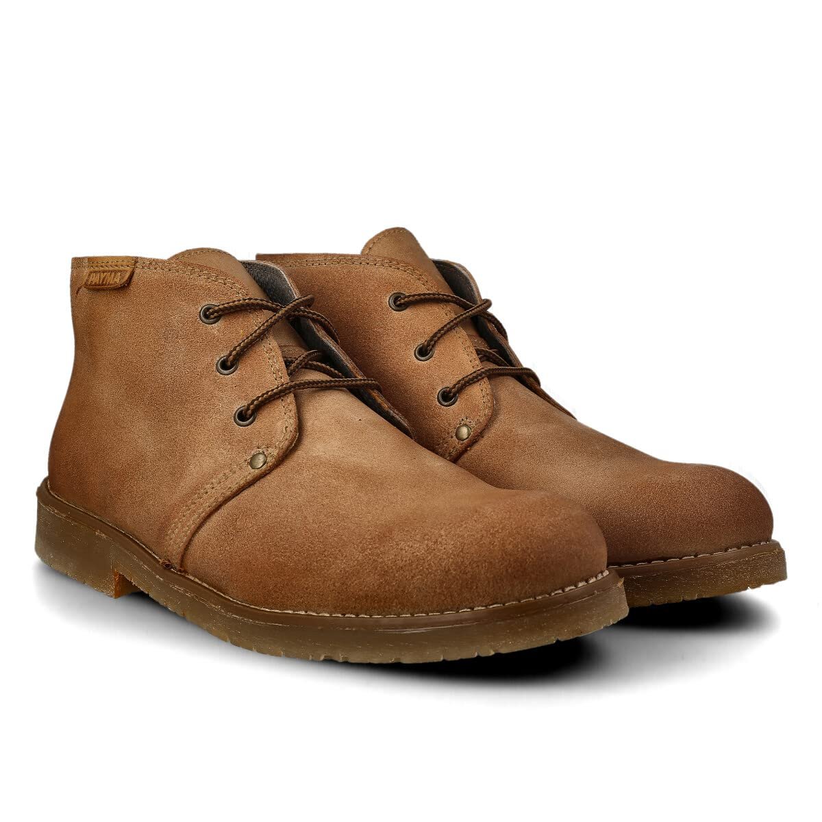 Ботинки PAYMA Chukka Rustic кожаные Цвет сафари, фото №7