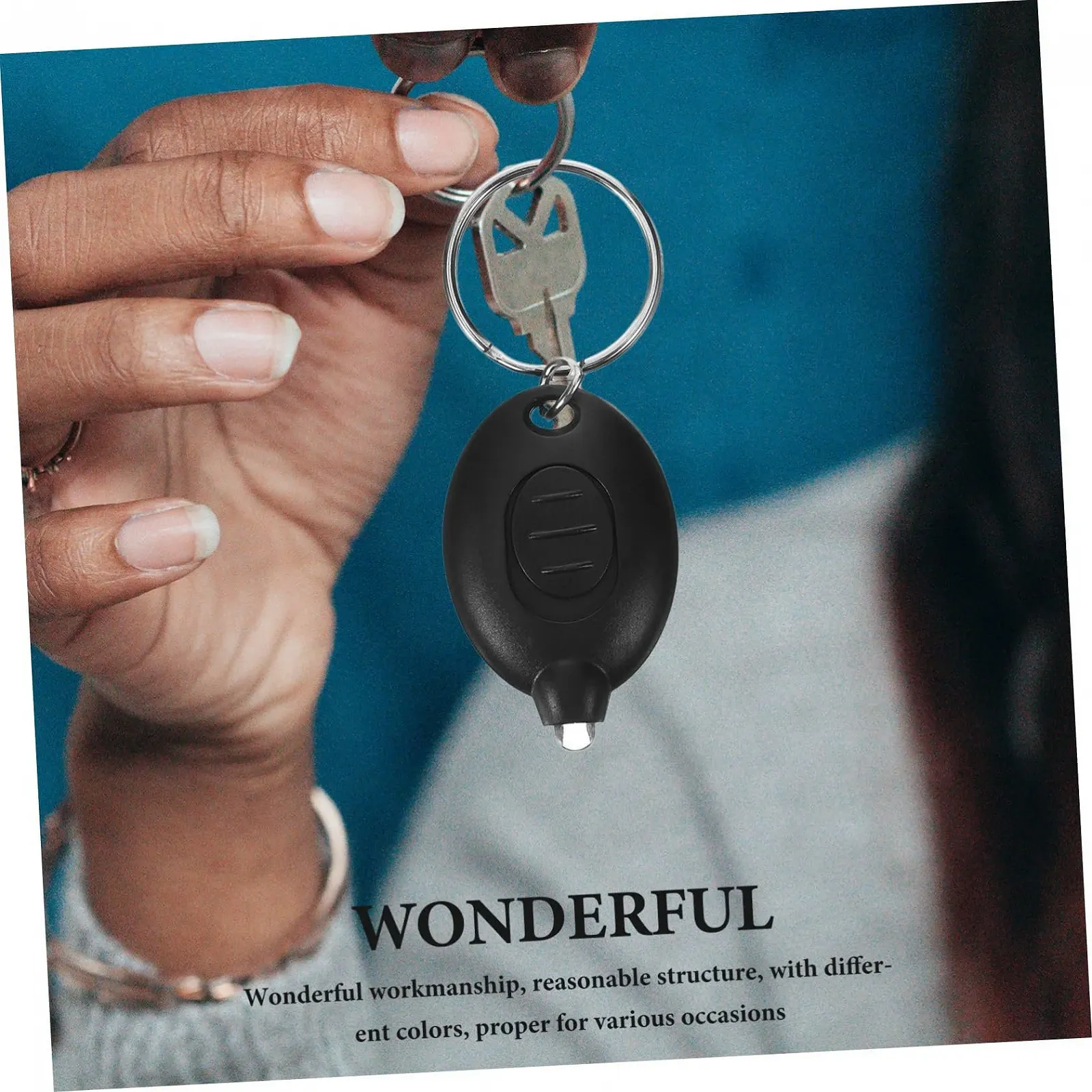 Фонарик Брелок Мини OSALADI ABS, фото №5