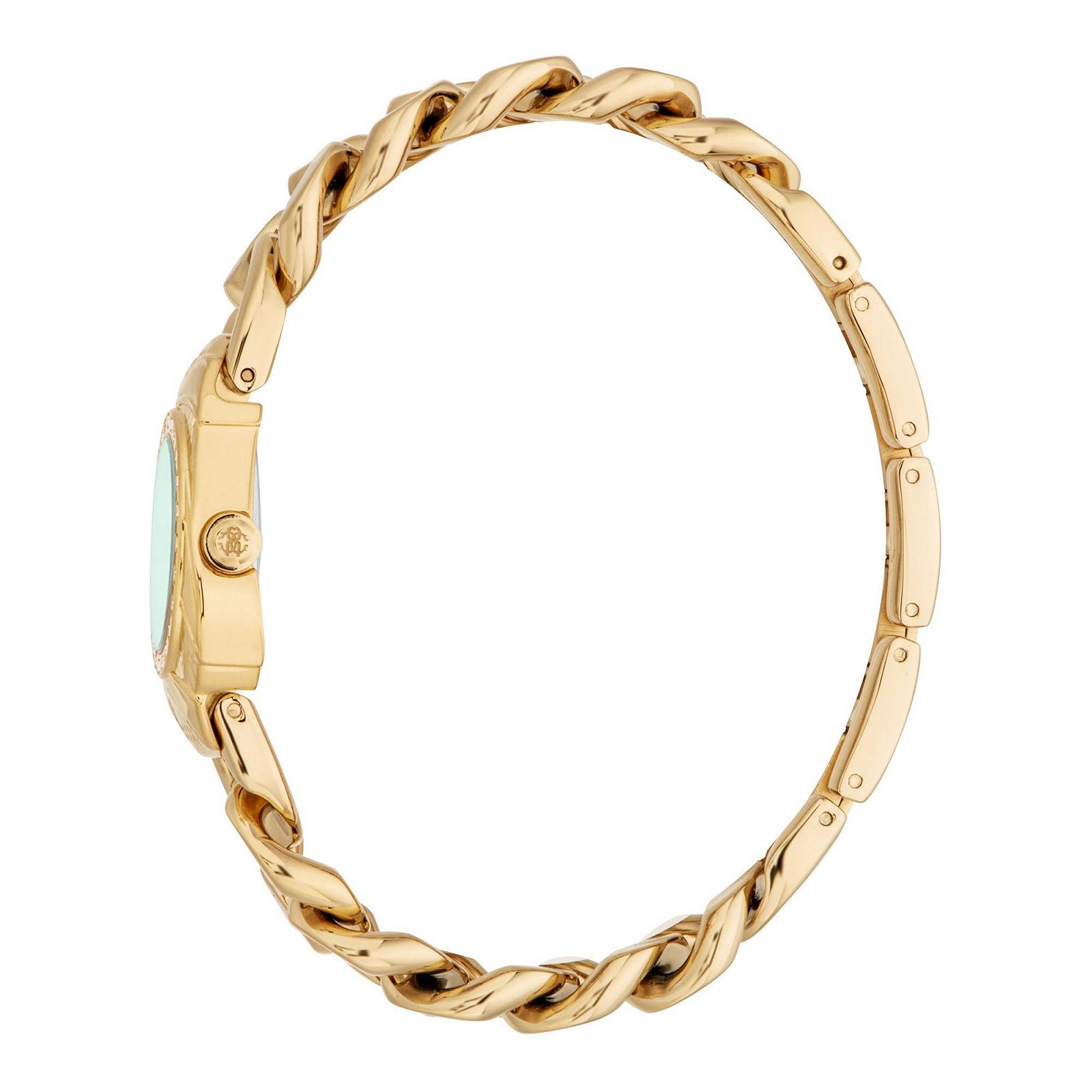 Женские аналоговые часы Roberto Cavalli RC5L093M0035, кварцевые, ремешок из нержавеющей стали, темно-зеленый, фэшн, фото №2 Женские аналоговые часы Roberto Cavalli RC5L093M0035, кварцевые, ремешок из нержавеющей стали, темно-зеленый, фэшн, фото №2