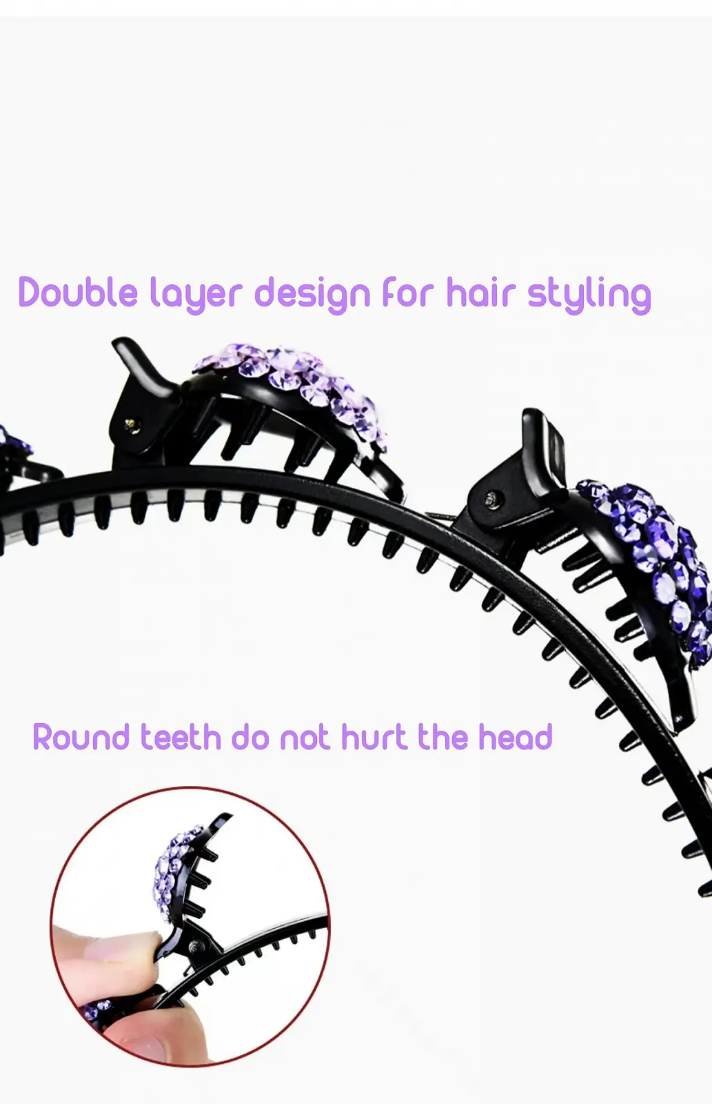 Набір з 3 обручів для волосся, фото №2